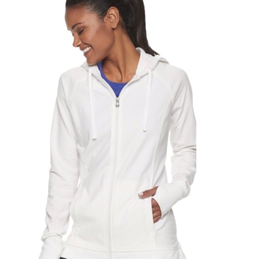 ❤️Women's Tek Gear Hooded Zipper Jacket Black❤️ - Picture 3 of 3